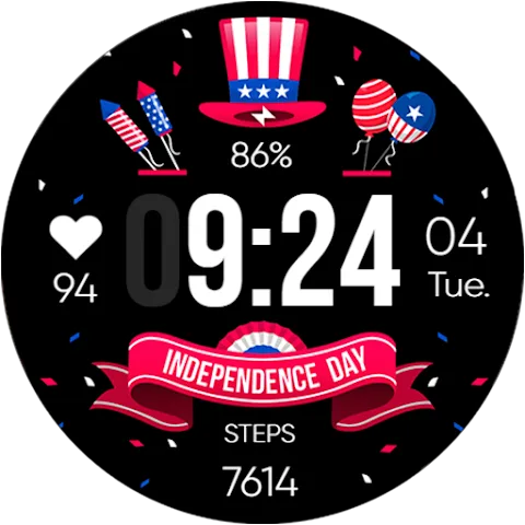 4th of July watch face