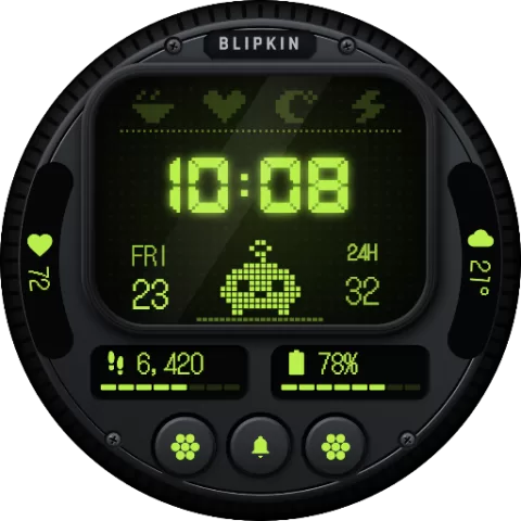Blipkin watch face