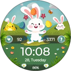 Easter Bunny watch face