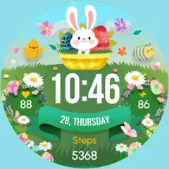 Easter & Saint St. Patrick watch face