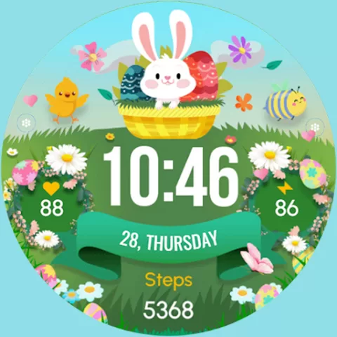 Easter & Saint St. Patrick watch face