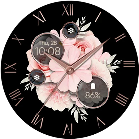 Flowers & Seasonal watch face