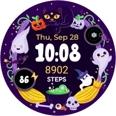 Halloween Frame watch face