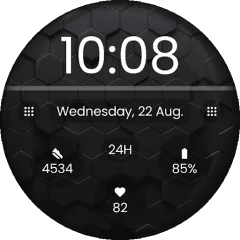 Hexagon watch face