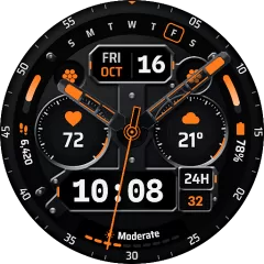 Twindeck watch face