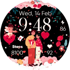My Valentine watch face