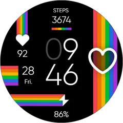 Pride is Love watch face