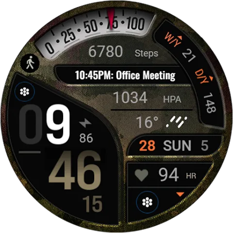 RE23 watch face