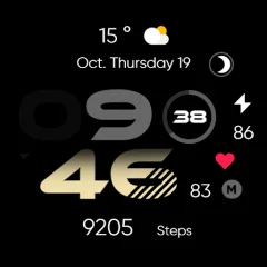 RE35 watch face