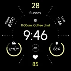 RE52 watch face