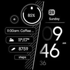 RE55 watch face