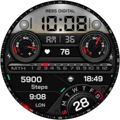 RE65 watch face