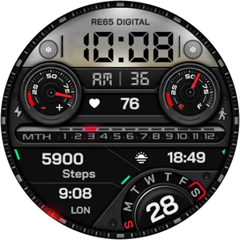 RE65 watch face