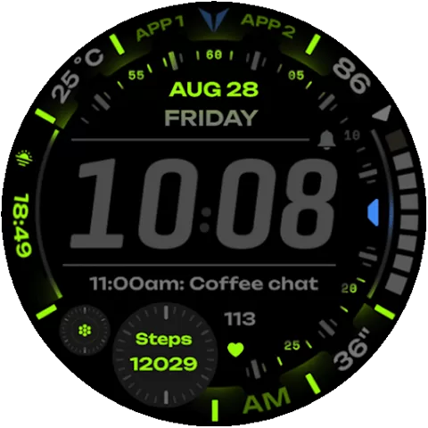 RE70 watch face