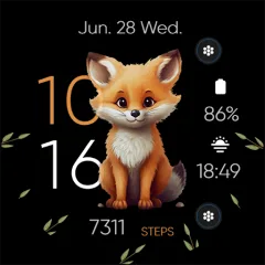 Seasonal Cute watch face