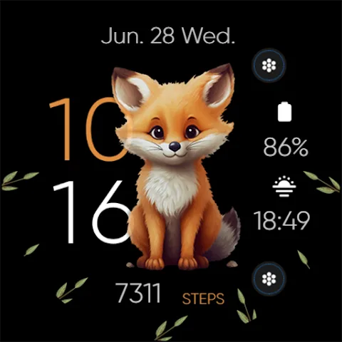 Seasonal Cute watch face