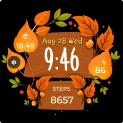 Seasonal Vibes watch face
