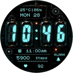 VFD Retro watch face