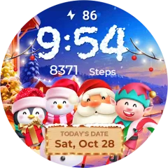 Christmas Friends watch face