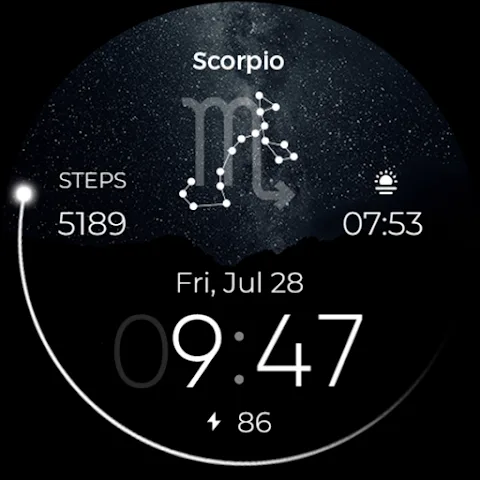 Zodiac Signs watch face