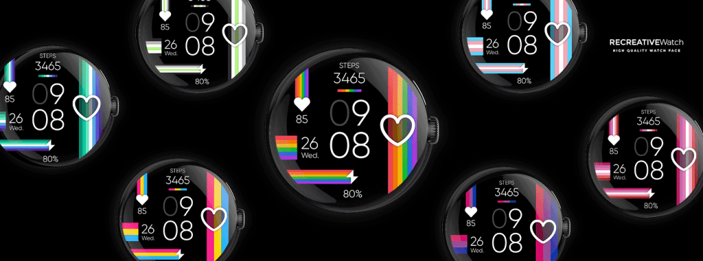 Rainbow Metropolitan • Facer: the world's largest watch face platform